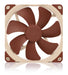 EAN 9010018100235 - Noctua NF-A14 Carcasa del ordenador Ventilador 14 cm Beige, Marrón imagen 2