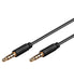 EAN 4040849638282 - Goobay AVK 182-0150 mini cable de audio 1,5 m 3,5mm Negro imagen 1