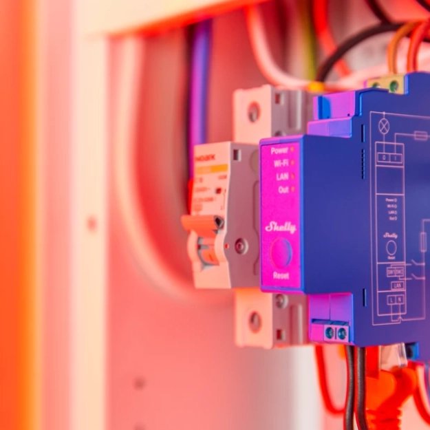 EAN 3800235268001 - Shelly Pro 1 alimentación del relé Azul imagen 3