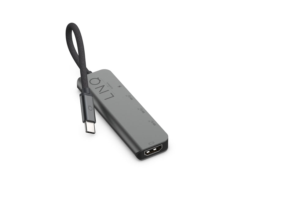 EAN 8718969050050 - LINQ LQ48014 base para portátil y replicador de puertos Alámbrico USB 3.2 Gen 2 (3.1 Gen 2) Type-C Negro, imagen 3