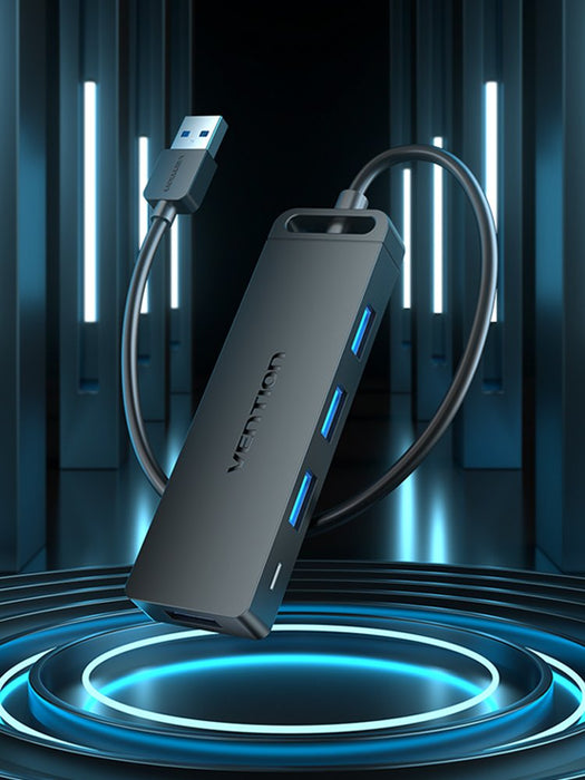 EAN 6922794746633 - Vention CHLBD hub de interfaz USB 3.2 Gen 1 (3.1 Gen 1) Type-A 5000 Mbit/s Negro imagen 4