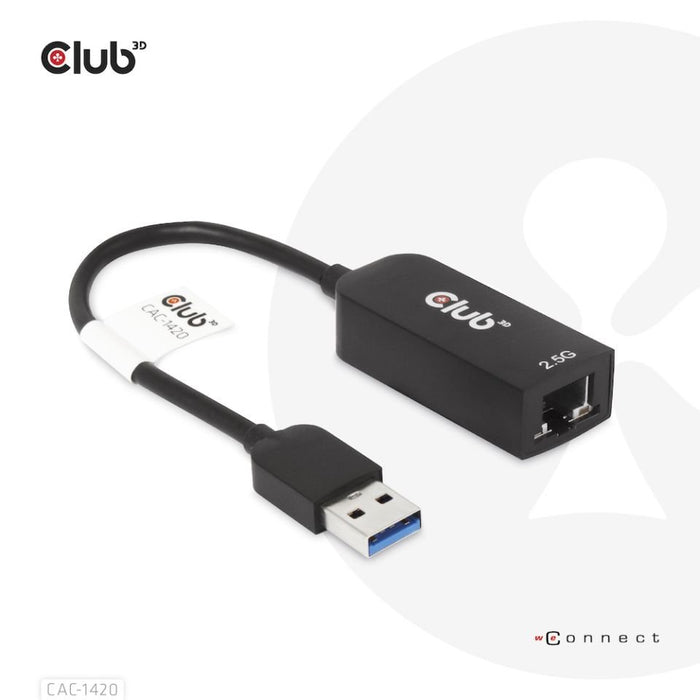 EAN 8719214471255 - CLUB3D CAC-1420 adaptador y tarjeta de red Ethernet 2500 Mbit/s imagen 1