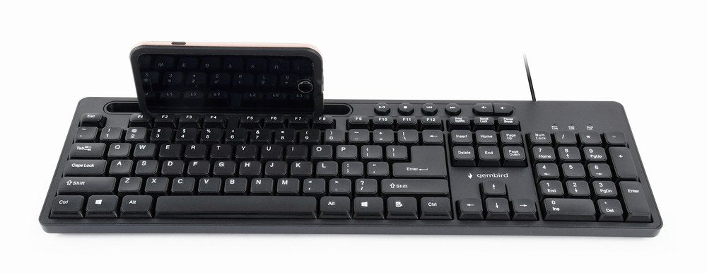 EAN 8716309118118 - Gembird KB-UM-108 teclado USB QWERTY Inglés de EE. UU. Negro imagen 3