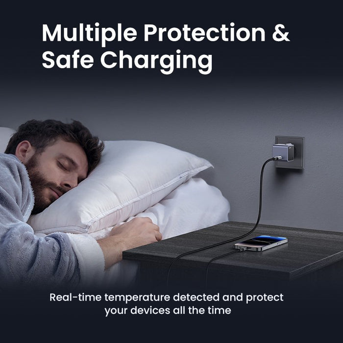 EAN 6941876230419 - Ugreen Nexode S 30W USB-C GaN Fast Charger EU gray Teléfono móvil, Batería portátil, Teléfono Gris Corrie imagen 6