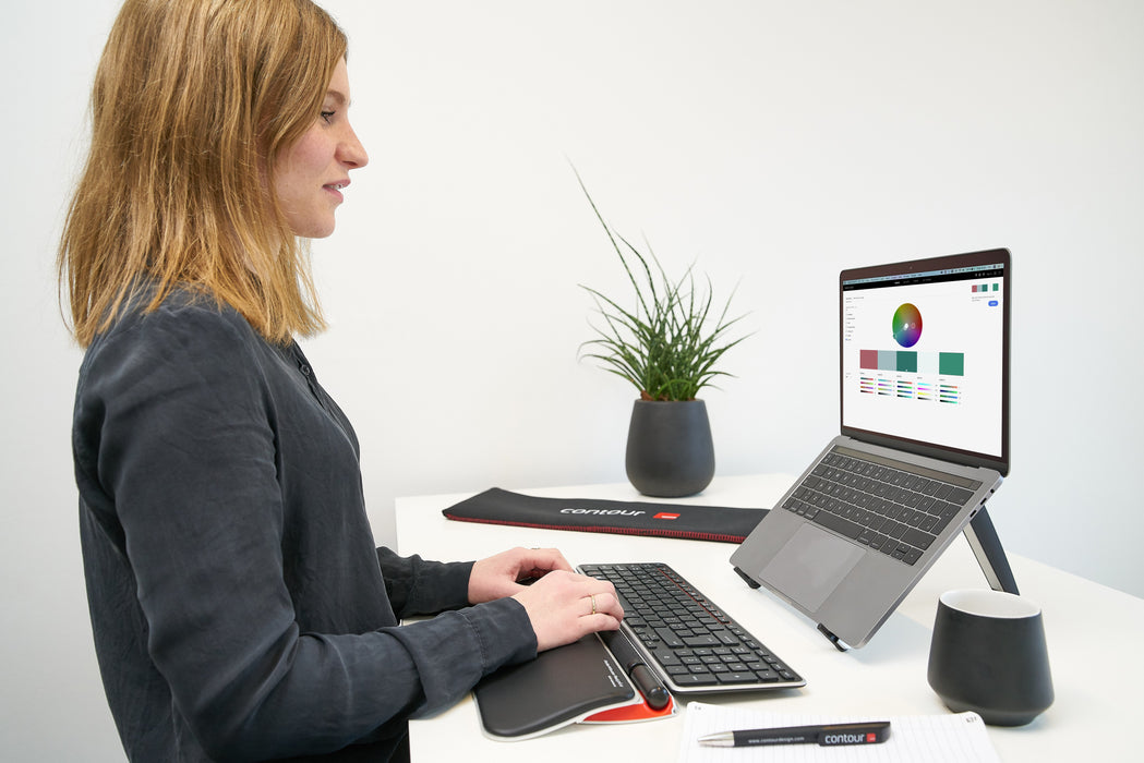 EAN 0743870004319 - Contour Design RollerMouse Red Plus WL Travel Kit teclado Ratón incluido Oficina RF inalámbrico Negro imagen 5