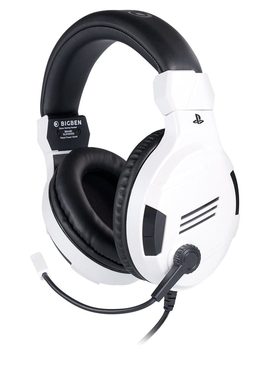 EAN 3499550381436 - BIG BEN PS4OFHEADSETV3WHITE auricular y casco Auriculares Alámbrico Diadema Juego Negro, Blanco imagen 1