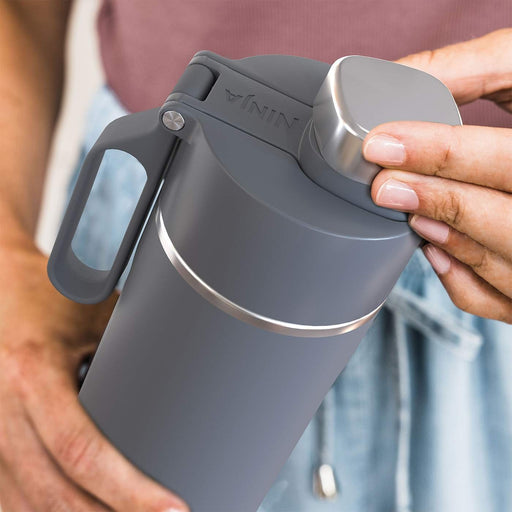 EAN 0622356293716 - Ninja Thirsti Uso diario, Fitness, Senderismo, Deportes 530 ml Plástico, Acero inoxidable Gris imagen 2