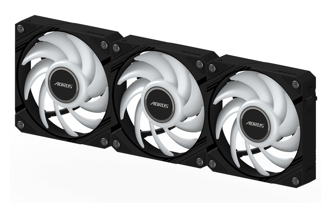 EAN 4719331555191 - GIGABYTE AORUS EZ CHAIN FAN 120 (3-Pack) Placa base Ventilador 12 cm Negro 3 pieza(s) imagen 5