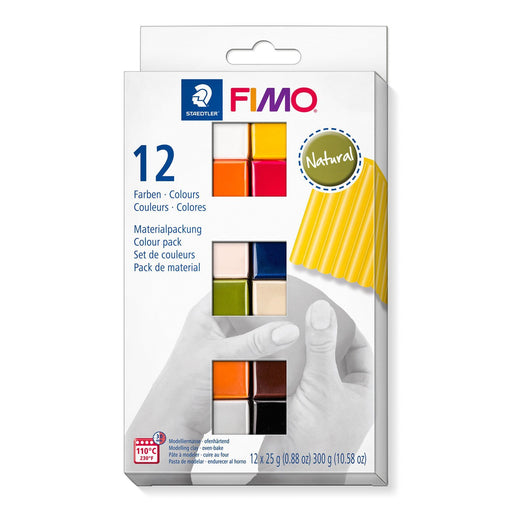 EAN 4007817053430 - Staedtler FIMO 8023 C Pasta de modelar 300 g Negro, Azul, Chocolate, Color coñac, Gris, Oliva, Naranja, R imagen 1