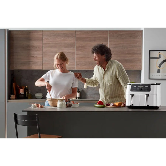 EAN 0622356261180 - Ninja AF400EU Doble 9,5 L Independiente 2470 W Freidora de aire caliente Blanco imagen 10