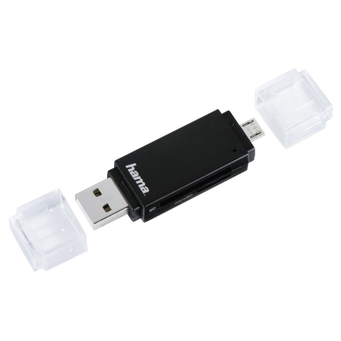 EAN 4047443405531 - Hama Basic lector de tarjeta USB 2.0/Micro-USB Negro imagen 2
