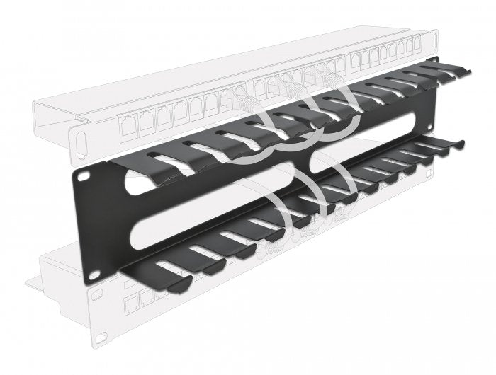 EAN 4043619665532 - DeLOCK 66553 accesorio de bastidor Panel de gestión de cables imagen 4
