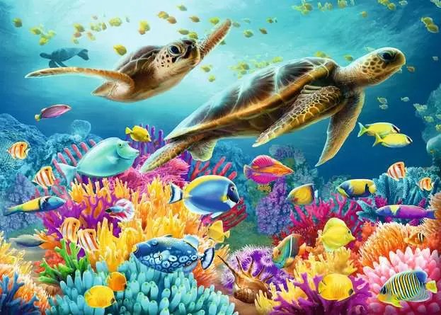 EAN 4005555005773 - Ravensburger 12000577 puzzle Puzle de colores 1000 pieza(s) Animales imagen 1
