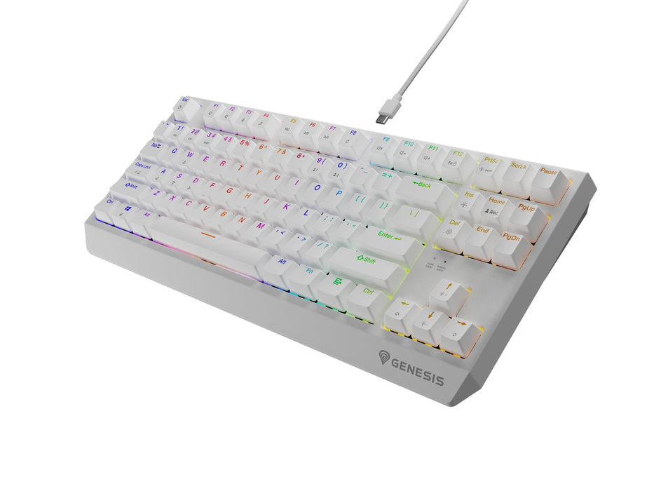 EAN 5901969443301 - GENESIS Thor 230 TKL teclado Juego USB + RF Wireless + Bluetooth QWERTY Blanco imagen 17