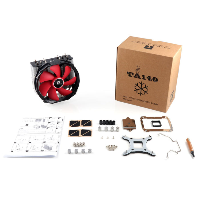 EAN 0814256001618 - Thermalright TA140 sistema de refrigeración para ordenador Carcasa del ordenador Refrigerador de aire Gri imagen 9