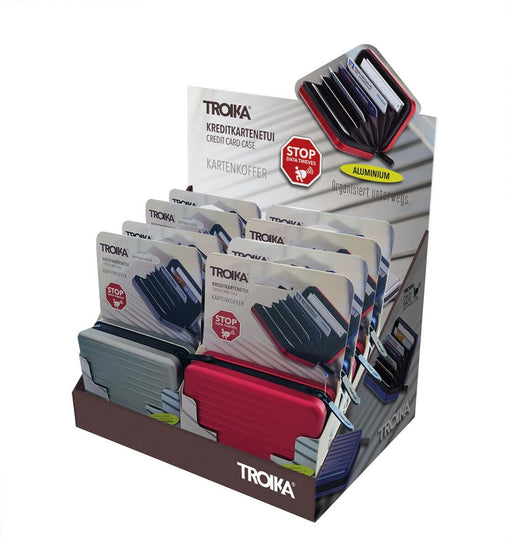 EAN 4024023037641 - TROIKA CD129 monedero, tarjetero y portadocumento de viaje Carcasa para tarjeta Colores surtidos Aluminio imagen 1
