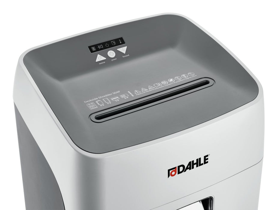 EAN 4009729079157 - Dahle Deskside 504P triturador de papel Microcorte 60 dB 24 cm Gris, Blanco imagen 6