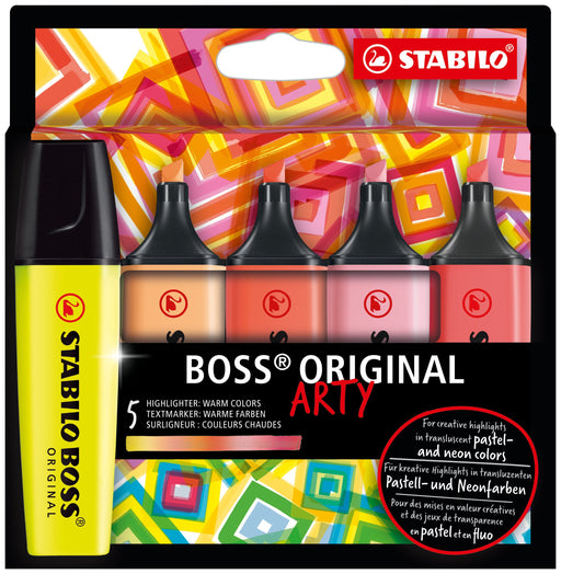 EAN 4006381577724 - STABILO BOSS ORIGINAL marcador 5 pieza(s) Punta de cincel Multicolor imagen 1