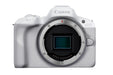 EAN 4549292205282 - Canon EOS R50, White + RF-S 18-45mm F4.5-6.3 IS STM Kit MILC 24,2 MP CMOS 6000 x 4000 Pixeles Blanco imagen 1