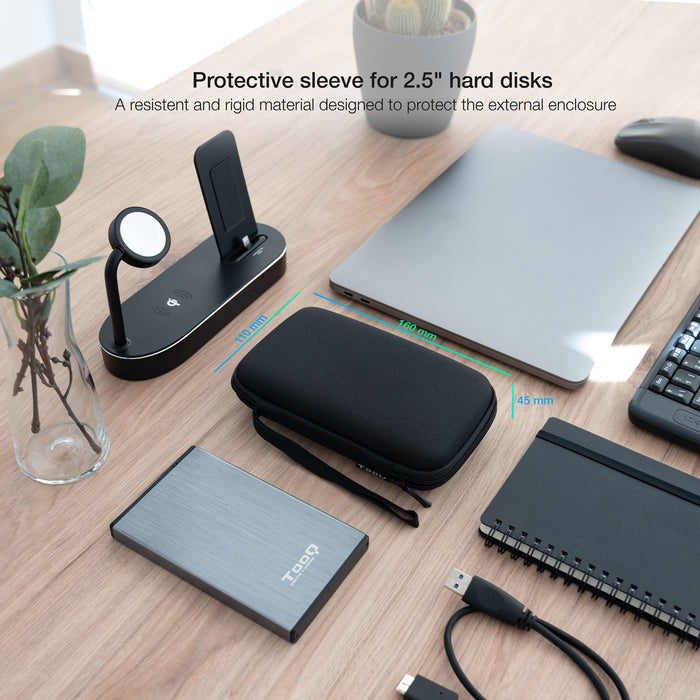 EAN 8433281012141 - TooQ TQBC-E2503B funda para disco duro externo imagen 2