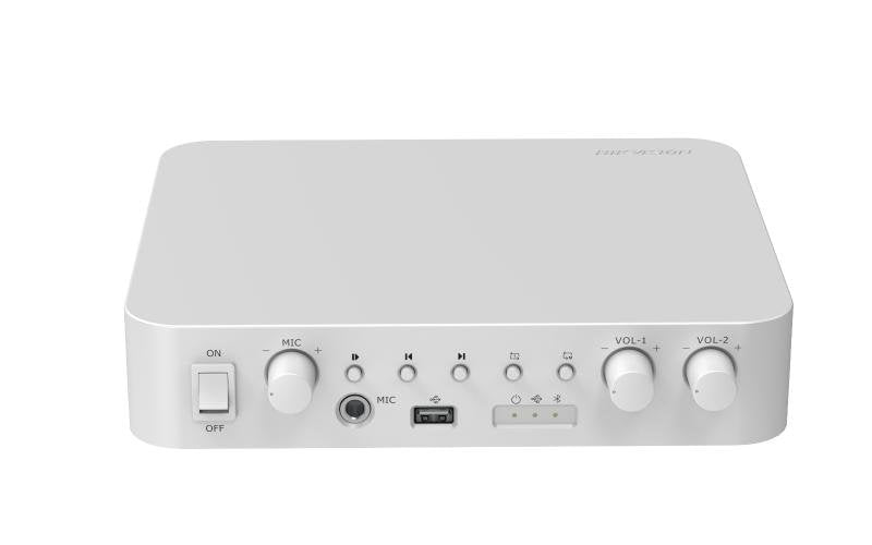 EAN 6942160444734 - Hikvision DS-QAE0A60G1-VB amplificador de audio 2.0 canales Blanco imagen 1
