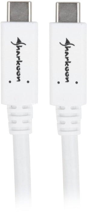 EAN 4044951021185 - Sharkoon 4044951021185 cable USB USB 3.2 Gen 1 (3.1 Gen 1) 1 m USB C Blanco imagen 1
