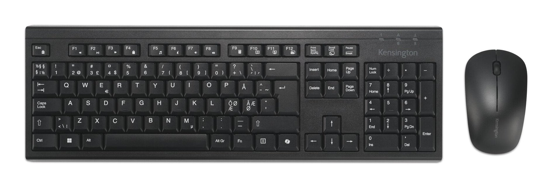 EAN 5028252644938 - Kensington KM270 EQ teclado Ratón incluido Oficina RF Wireless + Bluetooth QWERTY Nórdico Negro imagen 2
