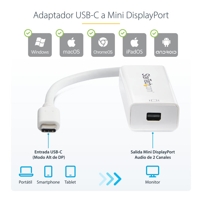 EAN 0065030875813 - StarTech.com CDP2MDP Adaptador gráfico USB 3840 x 2160 Pixeles imagen 9