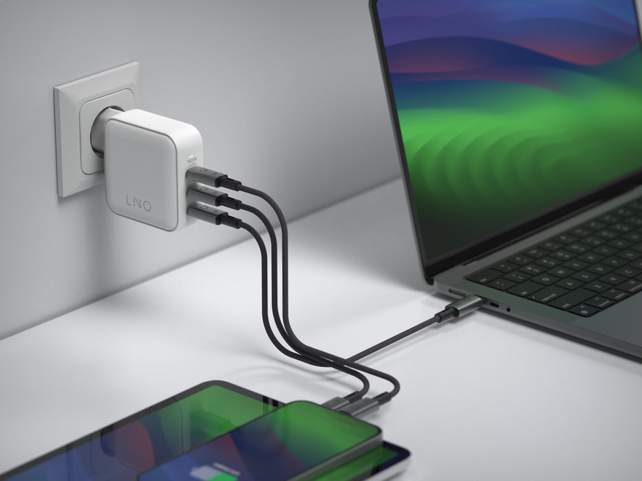 EAN 8720574622607 - LINQ LQ48033 cargador de dispositivo móvil Universal Blanco Corriente alterna Carga rápida Interior imagen 9