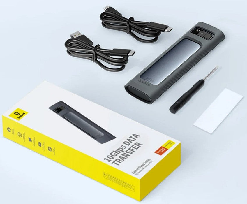 EAN 6932172658335 - Baseus B00760600811-01 caja para disco duro externo Caja externa para unidad de estado sólido (SSD) Gris  imagen 6