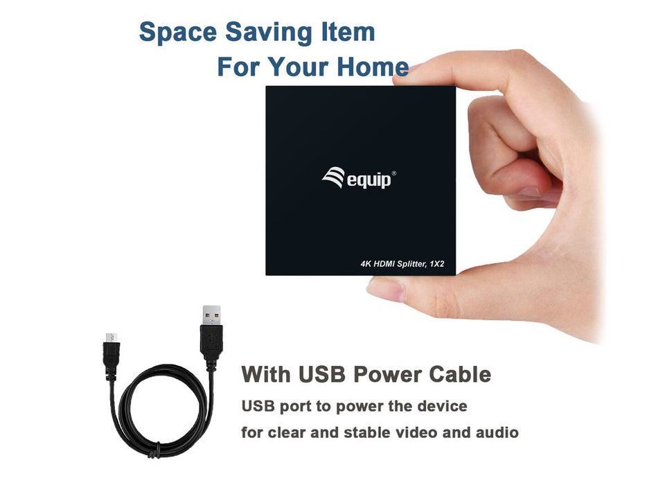 EAN 4015867223215 - Equip 332715 divisor de video HDMI 2x HDMI imagen 5