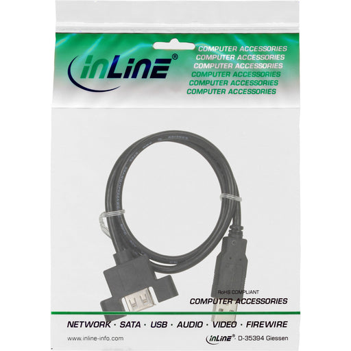 EAN 4043718132935 - InLine 33440E cable USB 0,6 m Negro imagen 2