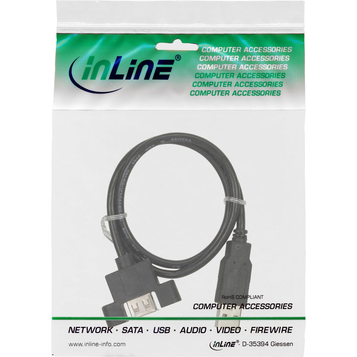 EAN 4043718132935 - InLine 33440E cable USB 0,6 m Negro imagen 2
