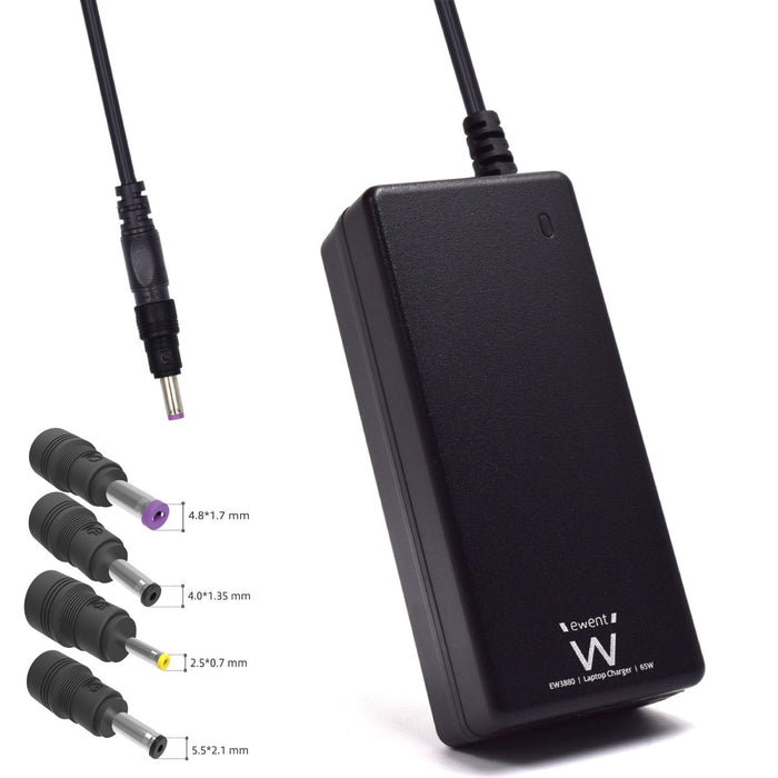 EAN 8052101431612 - Ewent EW3899 adaptador e inversor de corriente Interior 65 W Negro imagen 1