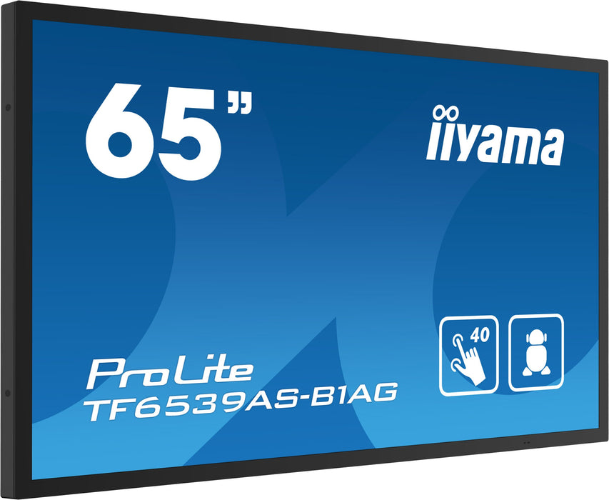 EAN 4948570123902 - iiyama TF6539AS-B1AG pantalla de señalización Pantalla plana para señalización digital 163,8 cm (64.5") L imagen 3
