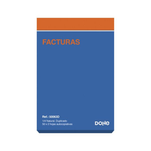 EAN 8421938500639 - DOHE 50063D registro comercial (libro) Azul, Naranja 100 hojas imagen 1