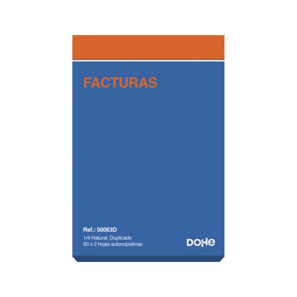 EAN 8421938500639 - DOHE 50063D registro comercial (libro) Azul, Naranja 100 hojas imagen 1