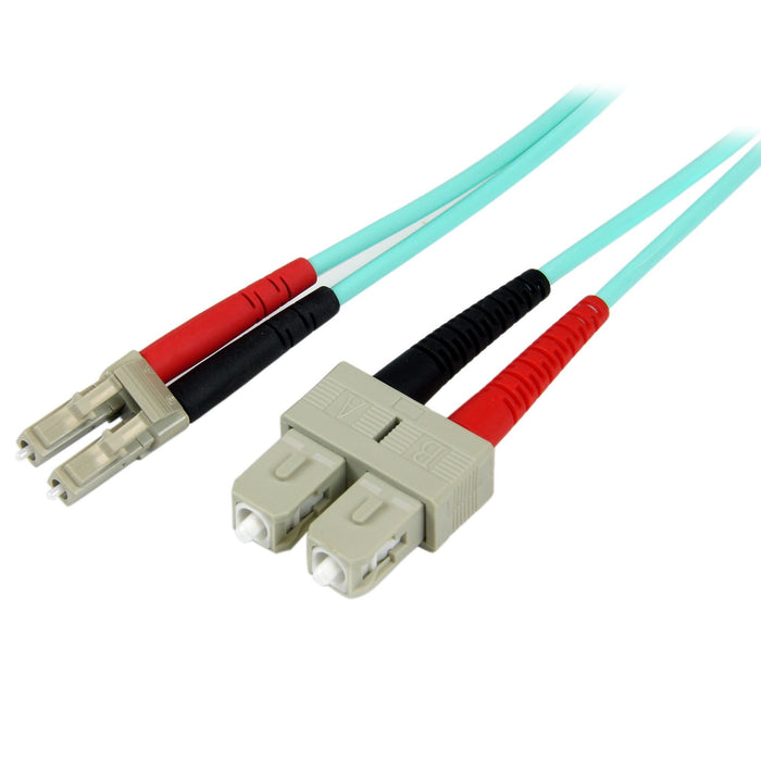 EAN 0065030827195 - StarTech.com A50FBLCSC2 Cable de fibra óptica e InfiniBand Turquesa imagen 1