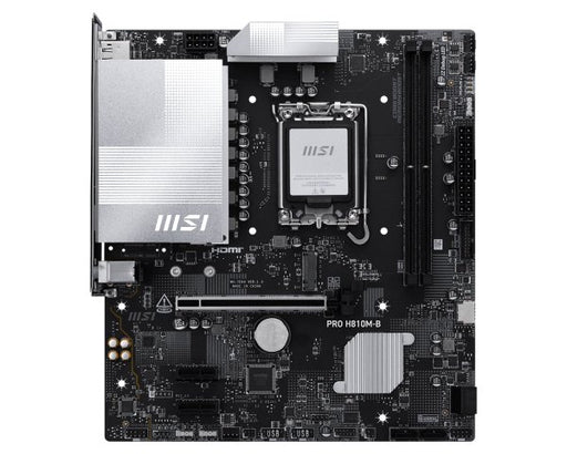 EAN 4711377337977 - MSI PRO H810M-B placa base Intel H810 LGA 1851 (Socket V1) micro ATX imagen 1