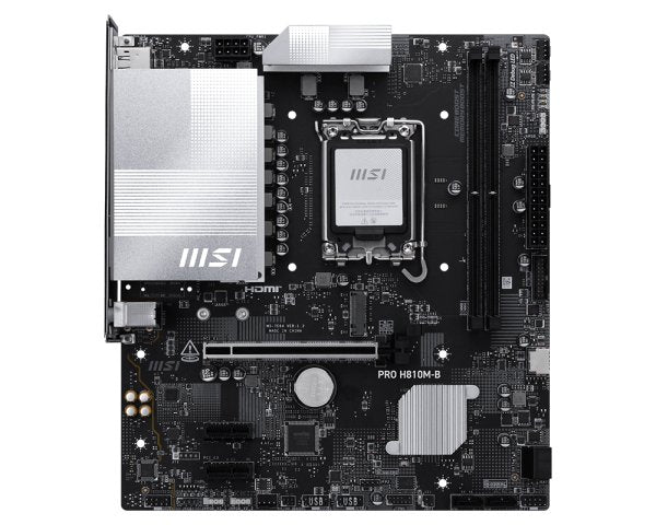EAN 4711377337977 - MSI PRO H810M-B placa base Intel H810 LGA 1851 (Socket V1) micro ATX imagen 1