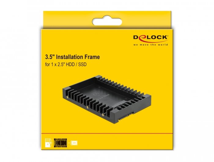 EAN 4043619183647 - DeLOCK Installation Frame for 2.5″ SATA drive 8,89 cm (3.5") Bandeja para disco duro imagen 7
