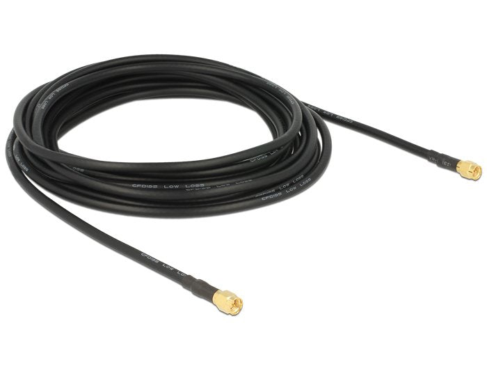 EAN 4043619888917 - DeLOCK 88891 cable coaxial LMR195 5 m Negro imagen 2
