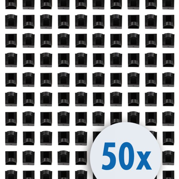 EAN 4052792065763 - LogiLink MP0062 tapa conector eléctrico Negro 50 pieza(s) imagen 4