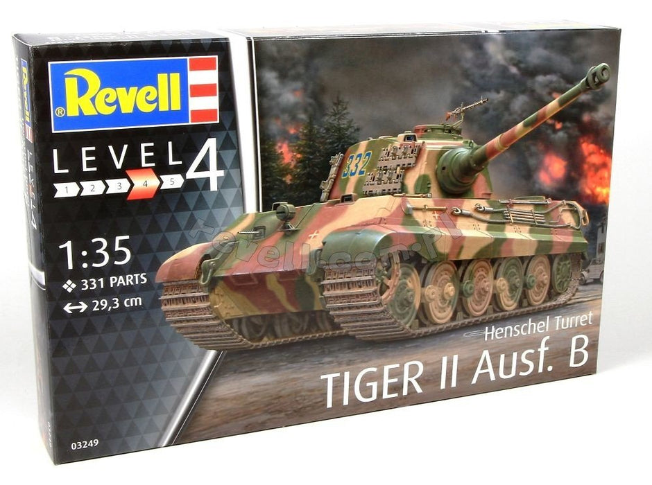 EAN 4009803032498 - Revell Tiger II Ausf.B (Henschel Turr) Tank model 1:35 imagen 2