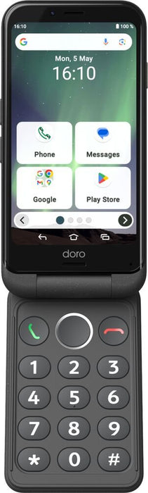 EAN 7322460089405 - Doro Aurora A20 11,4 cm (4.5") SIM doble Android 14 4G USB Tipo C 4 GB 64 GB 3000 mAh Negro imagen 3