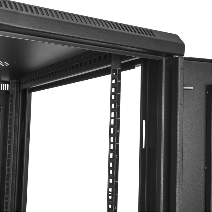 EAN 0065030870214 - StarTech.com RK2433BKM armario rack Rack o bastidor independiente Negro imagen 4
