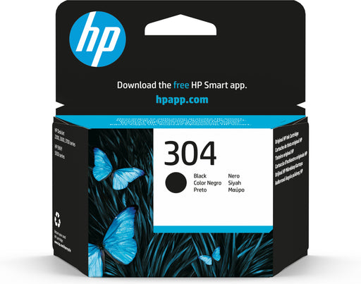 EAN 0889894860743 - HP 304 Black Original Ink Cartridge cartucho de tinta 1 pieza(s) Rendimiento estándar imagen 1