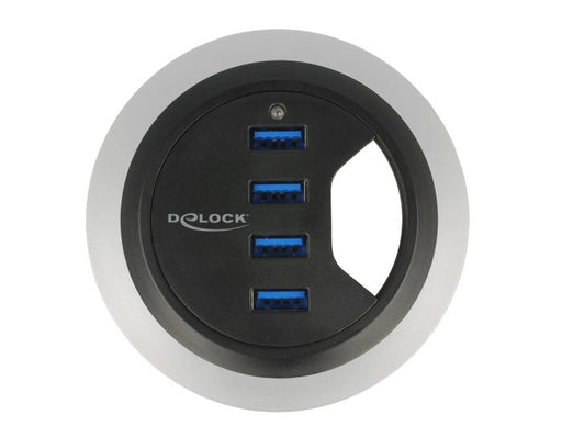 EAN 4043619628681 - DeLOCK 62868 hub de interfaz USB 3.2 Gen 1 (3.1 Gen 1) Type-A 5000 Mbit/s Negro imagen 1