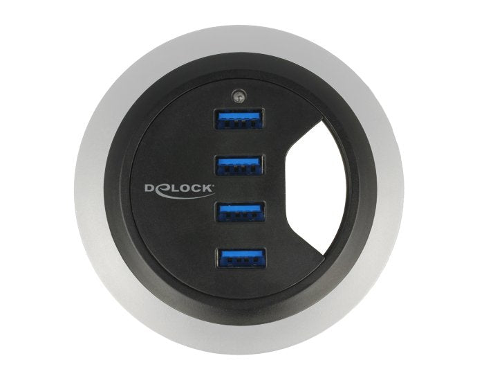 EAN 4043619628681 - DeLOCK 62868 hub de interfaz USB 3.2 Gen 1 (3.1 Gen 1) Type-A 5000 Mbit/s Negro imagen 1