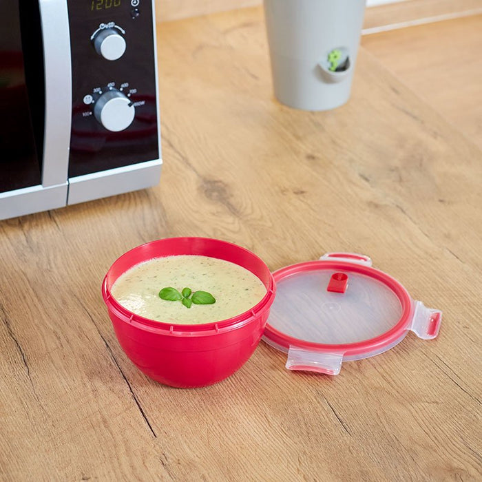 EAN 4009049532264 - EMSA N10605 Alrededor Caja 1,1 L Rojo, Transparente 1 pieza(s) imagen 6